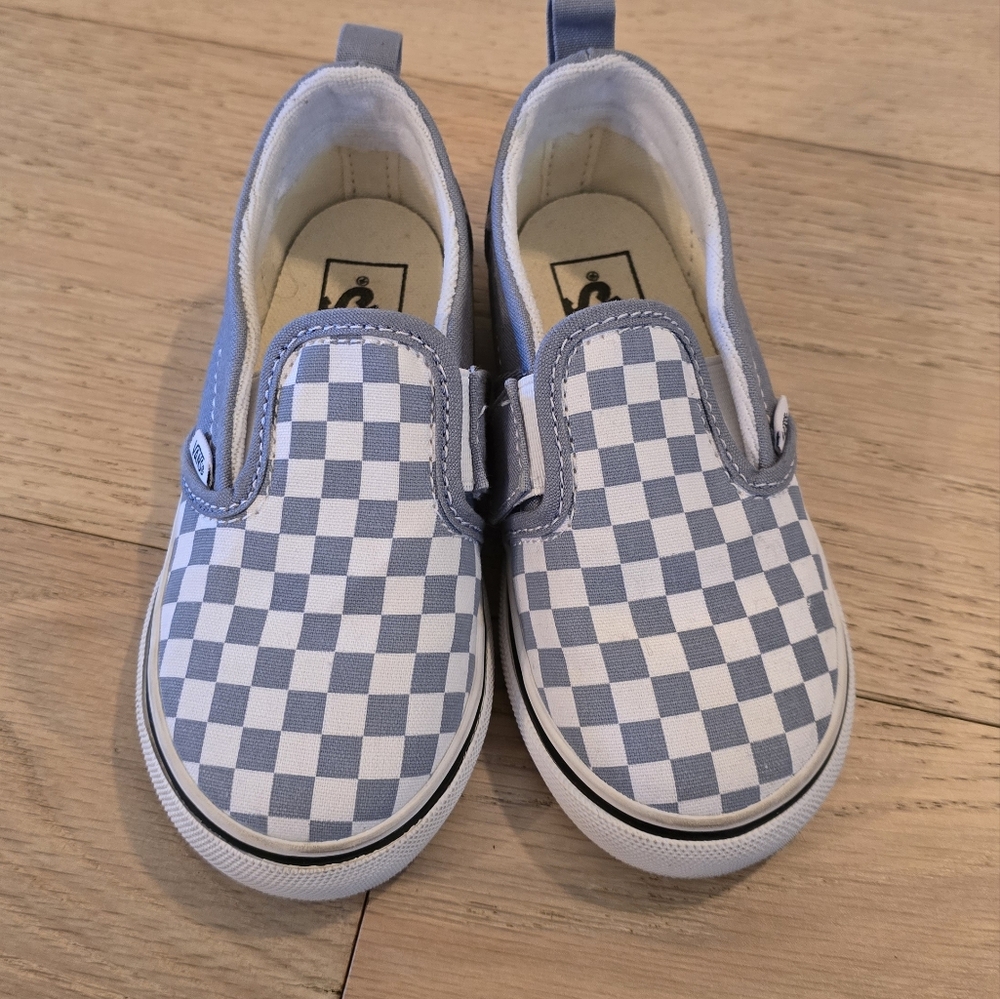 Vans Toddler Classic Slip-On V Checkerboard Shoe